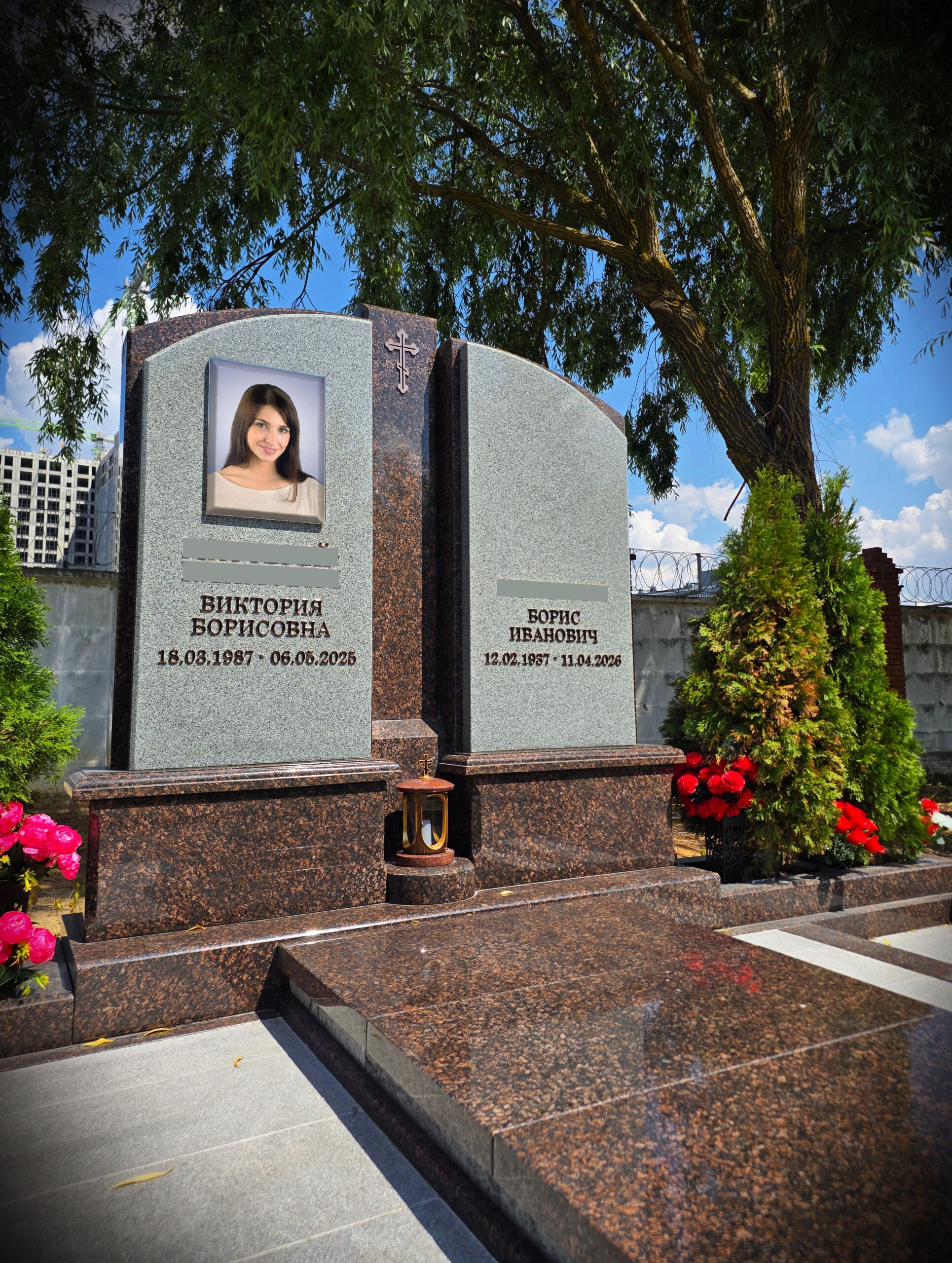 Установлен на Марфинском кладбище, г. Москва. - Мемориал Арт